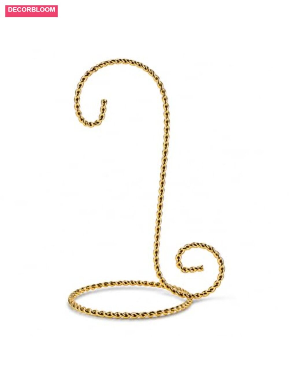 Metal Hanging Hook Display Stand Twisted Spiral Ornament Holder Home Decor